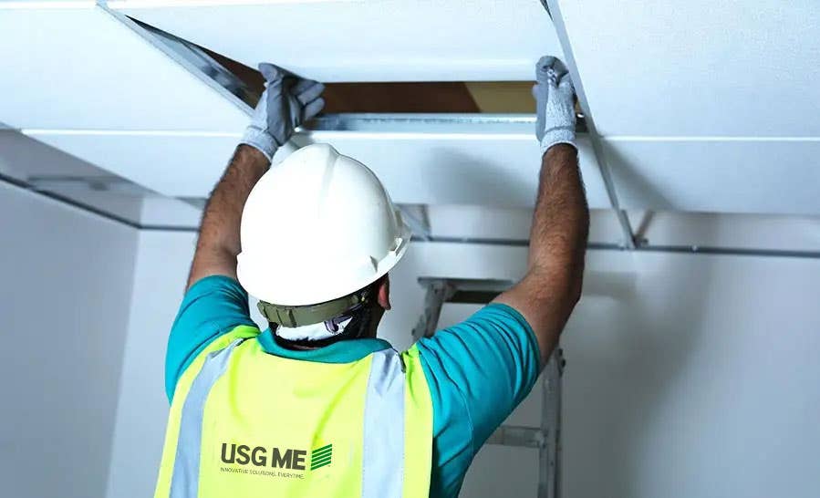 usg ceiling installation